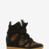 Bekett Leather Wedge Sneakers