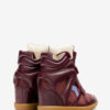 Bekett Leather Wedge Sneakers