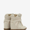 Bekett Leather Wedge Sneakers