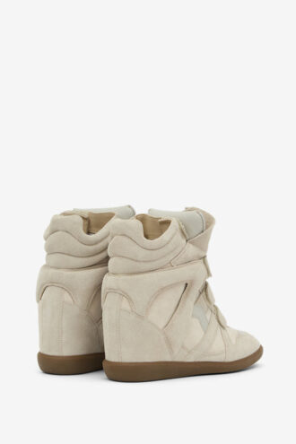 Bekett Leather Wedge Sneakers