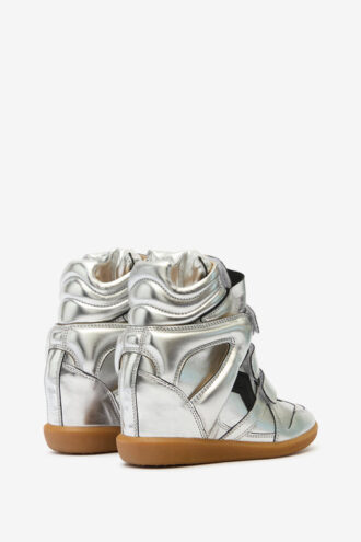 Bekett Leather Wedge Sneakers