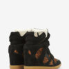 Bekett Leather Wedge Sneakers