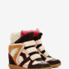 Bekett Leather Wedge Sneakers