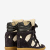 Bekett Suede Calfskin Leather Wedge Sneakers