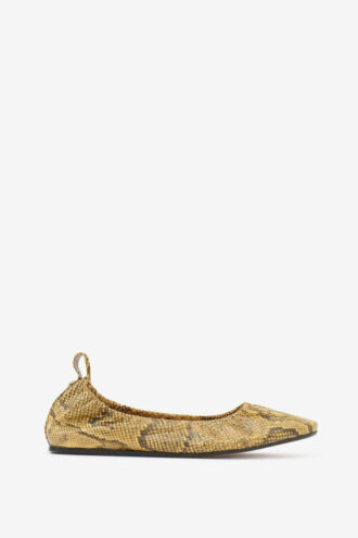 Belna Leather Ballet Flats