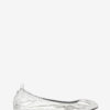 Belna Metallic Lambskin Ballet Flats