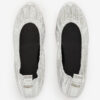 Belna Metallic Lambskin Ballet Flats