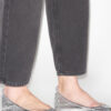 Belna Metallic Lambskin Ballet Flats