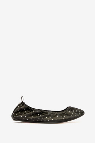 Belna Studded Leather Ballet Flats