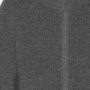 Benett Zip-Up Ribbed Wool Cardigan