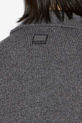 Benny Wool Zip-Up Collar Sweater