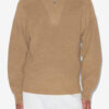 Benny Wool Zip-Up Collar Sweater