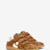Beth Low-Top Printed Suede Calfskin Leather Sneakers