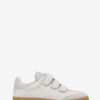 Beth Low-Top Suede Calfskin Leather Sneakers
