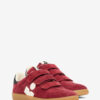 Beth Low-Top Suede Calfskin Leather Sneakers