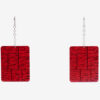 Blacke Pendant Plate Earrings