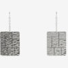 Blacke Pendant Plate Earrings