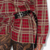 Blandia Plaid Shirt Dress