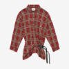 Blandia Plaid Shirt Dress