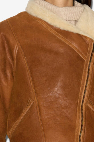Blondine Shearling Lambskin Jacket