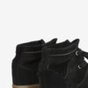 Bobby Suede Calfskin Leather Wedge Sneakers