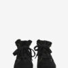 Bobby Suede Calfskin Leather Wedge Sneakers