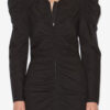 Briali Short Zippered Crisp Cotton Dress