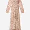 Briane Long Crinkled Muslin Dress