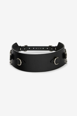 Brighton Wide Leather Belt with Rings