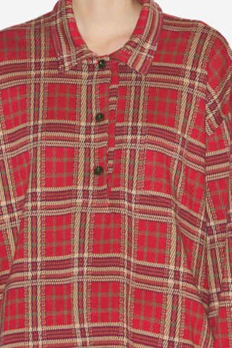 Bruna Plaid Blouse