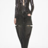 Buffy Draped Metallic Top
