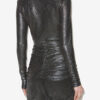 Buffy Draped Metallic Top