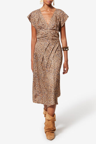 Cacia Floral Silk Jacquard Underskirt