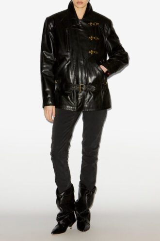 Caitlyn Biker Style Leather Jacket
