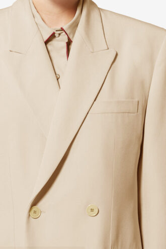 Calie Silk Crepe Jacket