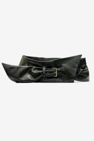 Caren Wide Soft Leather Belt