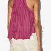 Carlee Gathered Cotton Top