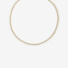 Casablanca Gold-Finish Brass Chain Necklace