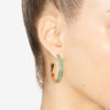 Casablanca Gold-Tone Creole Earrings