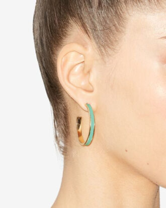 Casablanca Gold-Tone Creole Earrings