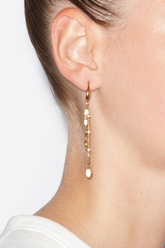 Casablanca Gold-Tone Tassel Earrings