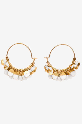 Casablanca Golden Hoop Earrings