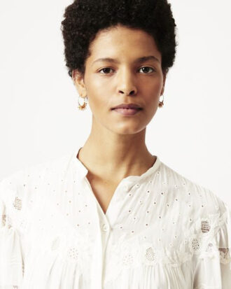 Casablanca Golden Hoop Earrings