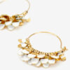 Casablanca Golden Hoop Earrings