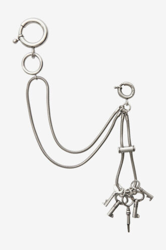 Cassy Double Brass Key Ring