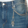 Cassy Double Brass Key Ring