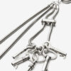 Cassy Double Brass Key Ring
