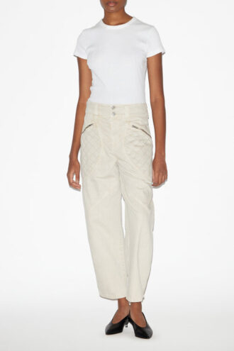 Catarina Denim Jeans with Quilted Details