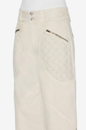 Catarina Denim Jeans with Quilted Details