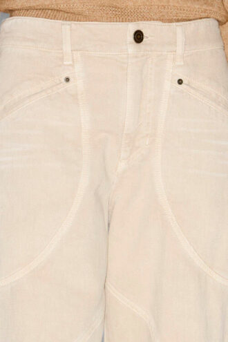 Catarina Denim Jeans with Topstitched Details